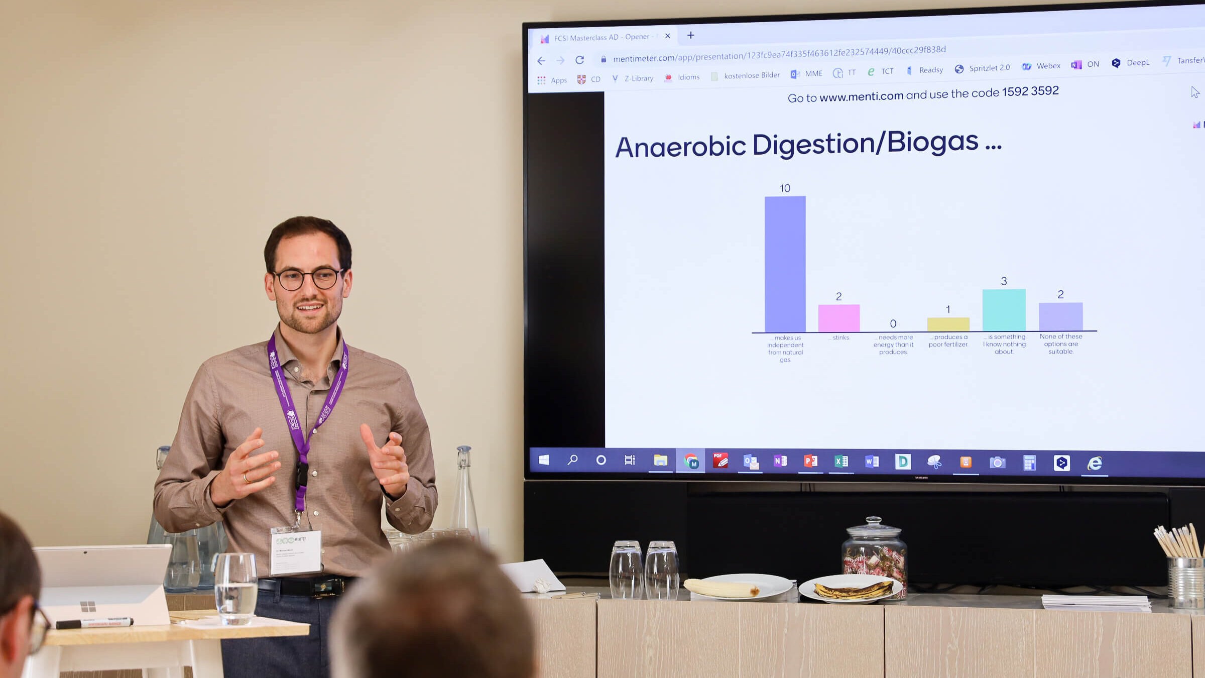 Besonderen Anklang fanden die Ausführungen zu Kleinbiogasanlagen.